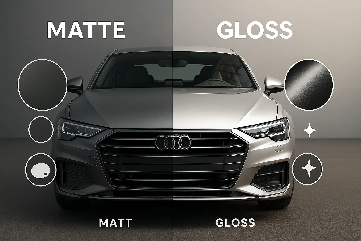 マットとグロスTPU PPFの違い