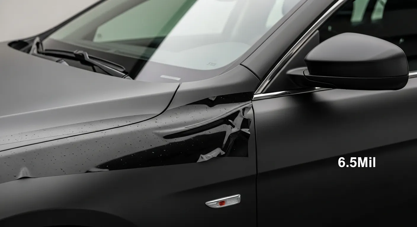 6.5mil matte paint protection film