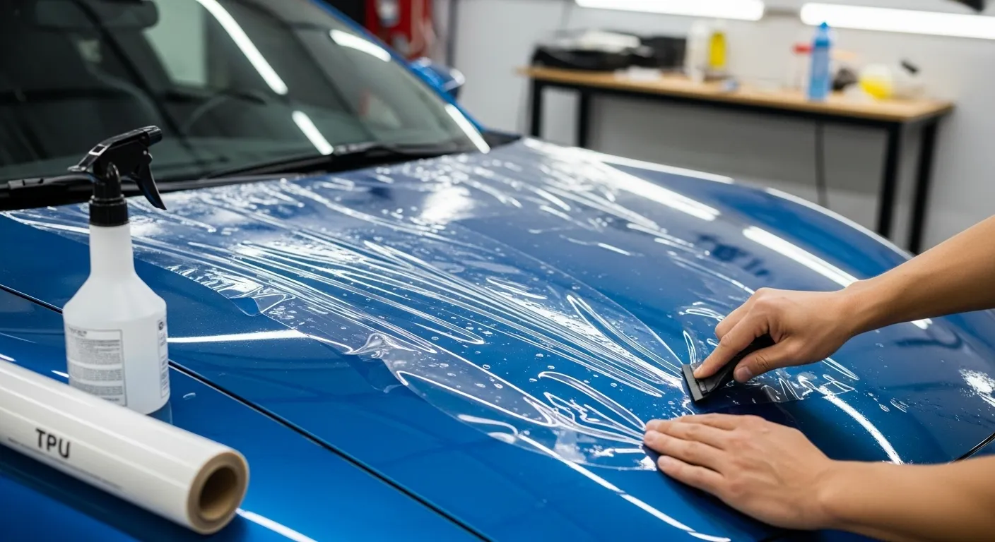 自動車用クリアTPUラップ