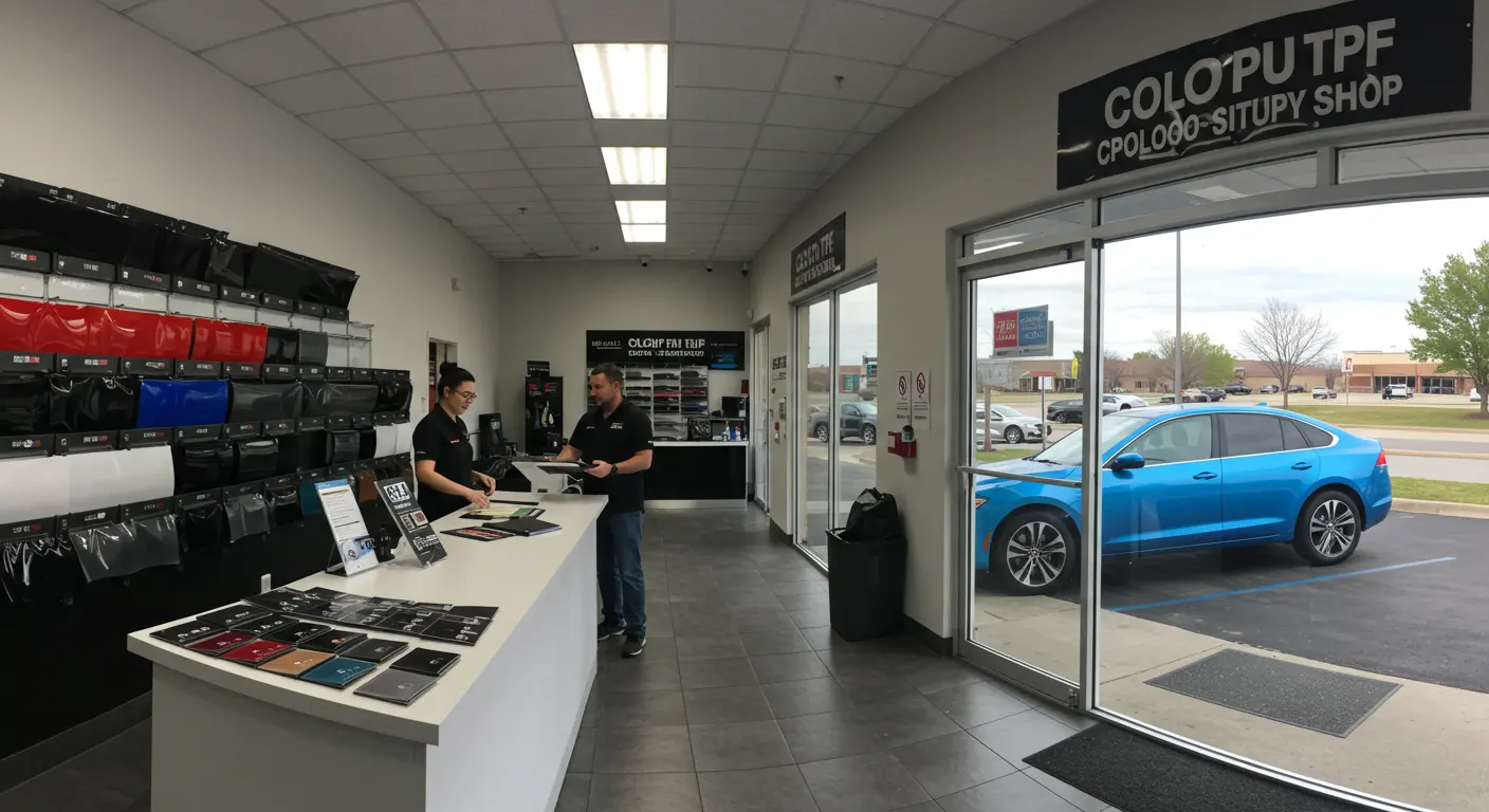 アメリカのカラーTPU PPFショップ