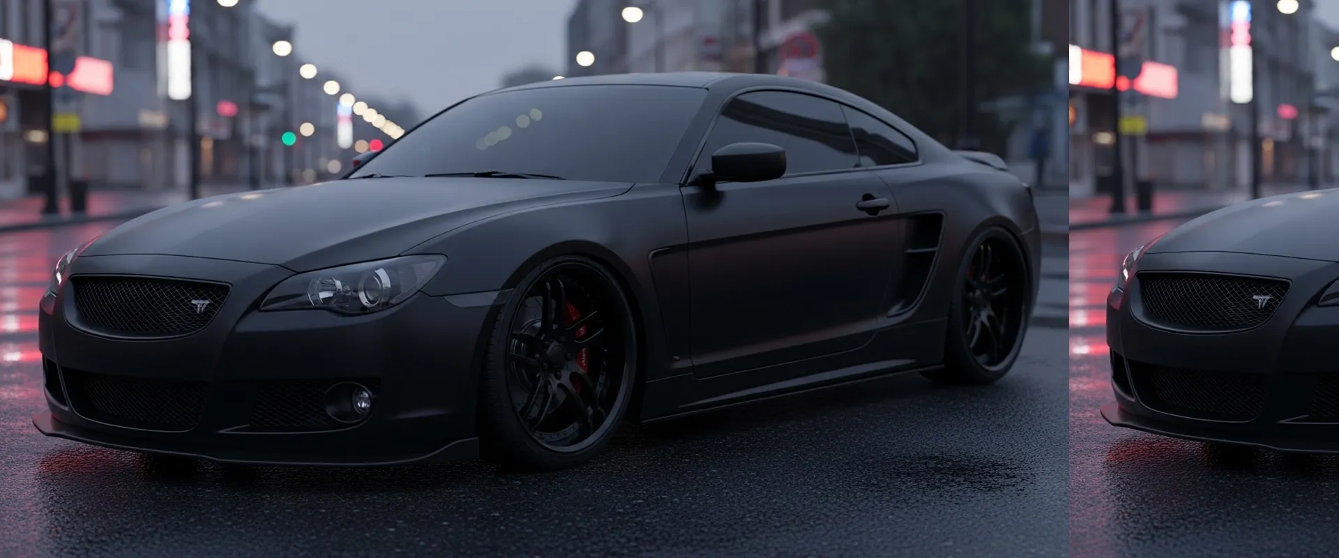 車用バナー用のブラックマット