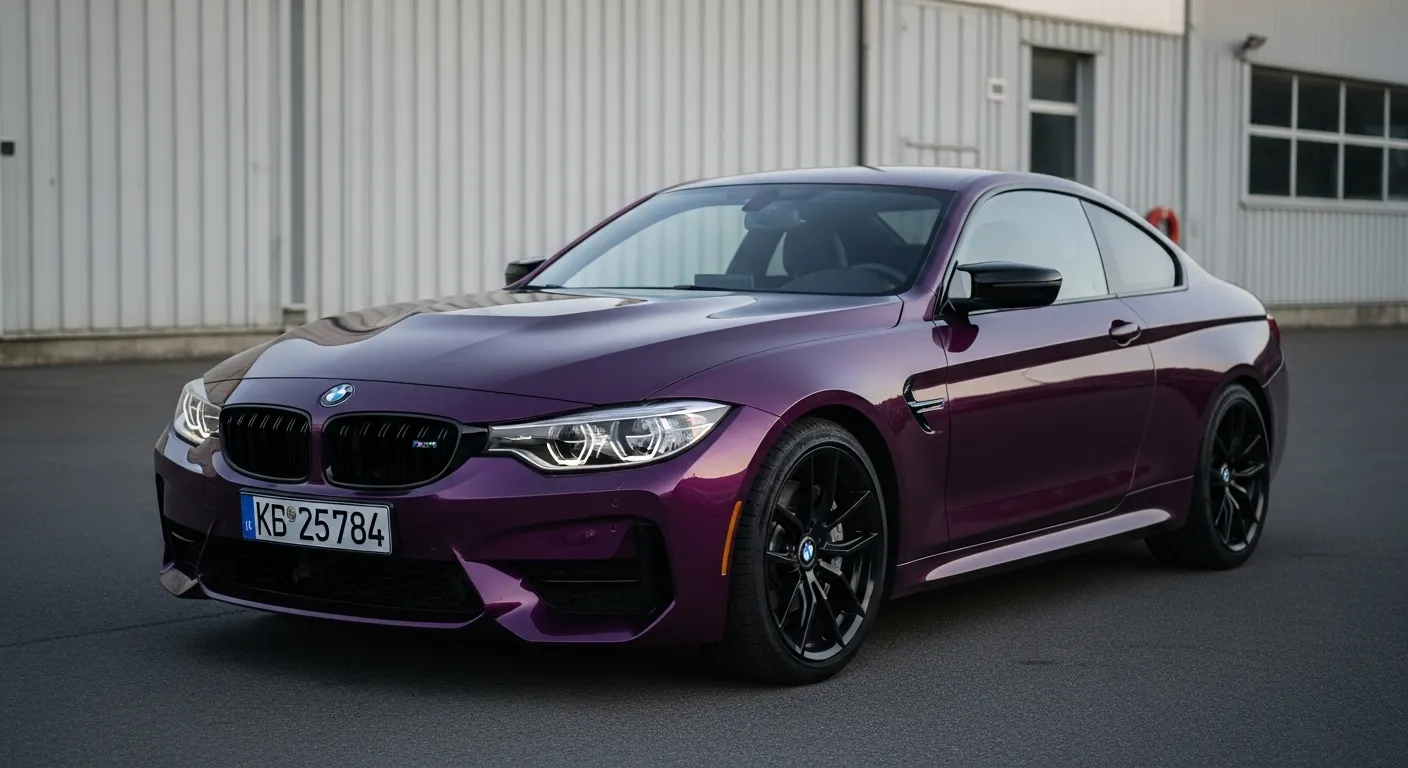 パープルBMW