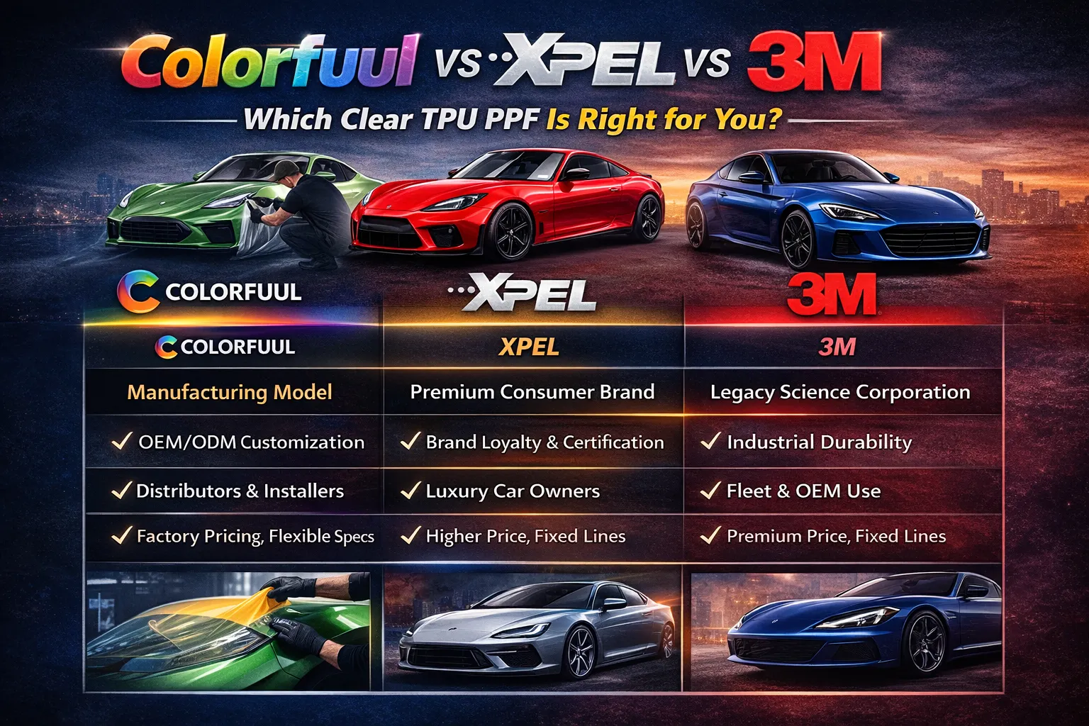ページのトップへ 10 アメリカの透明なTPU PPFメーカー (2026 詳細な比較)